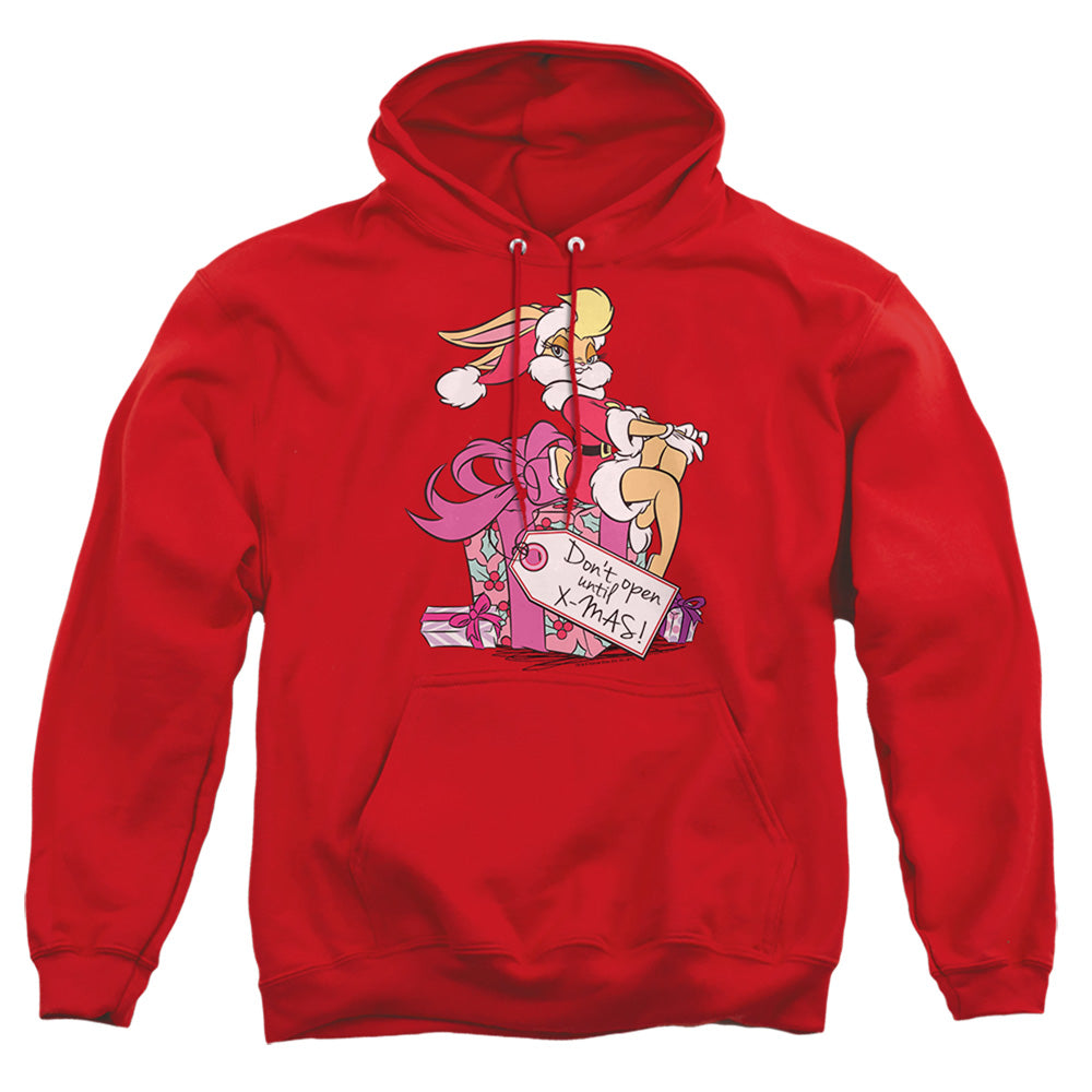 Looney Tunes Lola Present Mens Hoodie Red