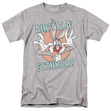 Load image into Gallery viewer, Looney Tunes Aint I a Stinker Mens T Shirt Athletic Heather