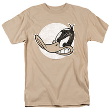 Load image into Gallery viewer, Looney Tunes Daffy Vintage Badge Mens T Shirt Sand