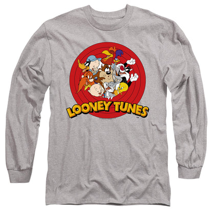 Looney Tunes Group Mens Long Sleeve Shirt Athletic Heather