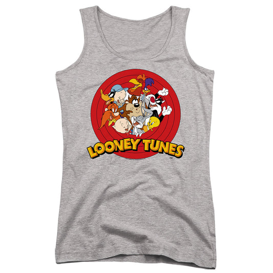 Looney Tunes Group Womens Tank Top Shirt Athletic Heather