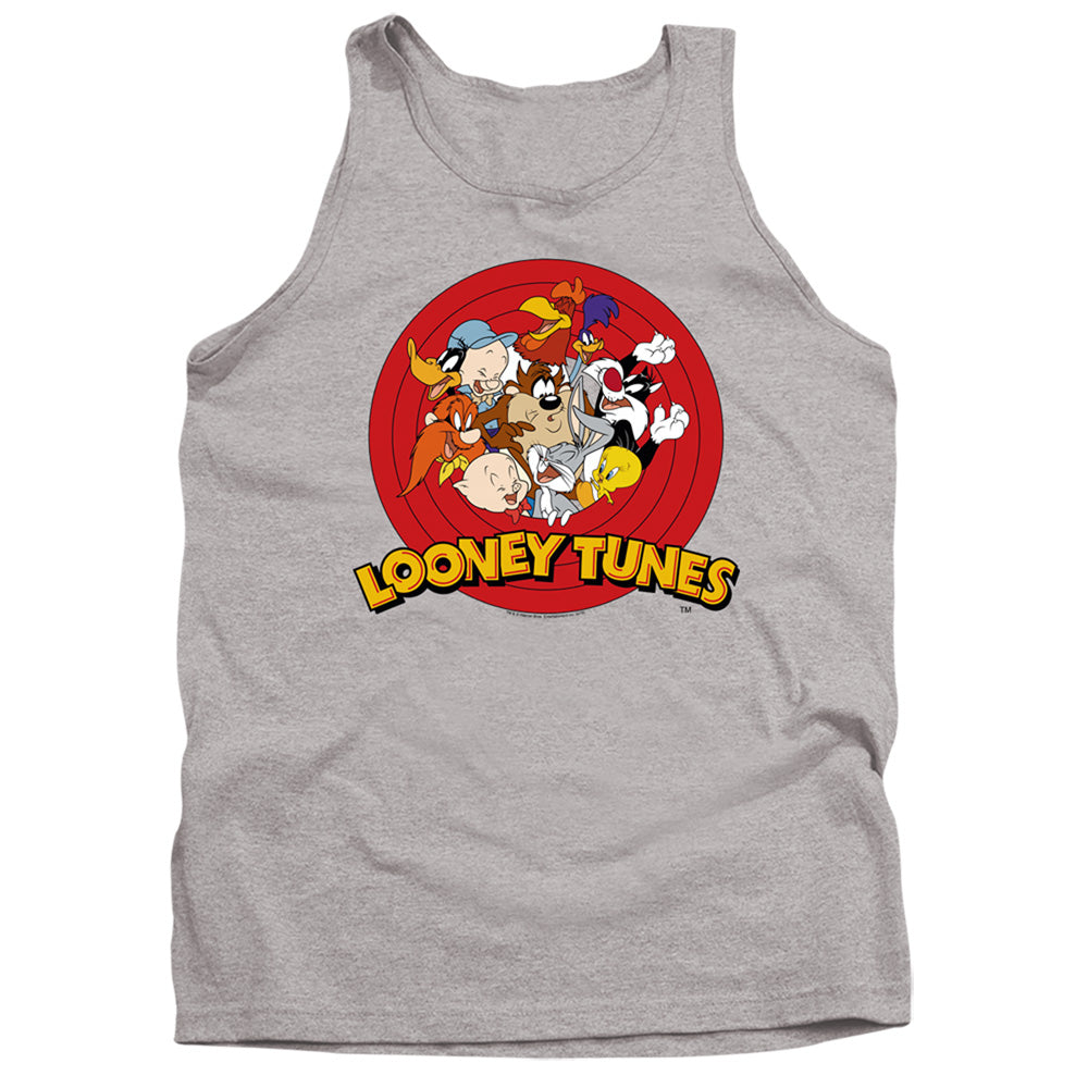 Looney Tunes Group Mens Tank Top Shirt Athletic Heather