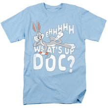 Load image into Gallery viewer, Looney Tunes Whats Up Mens T Shirt Light Blue