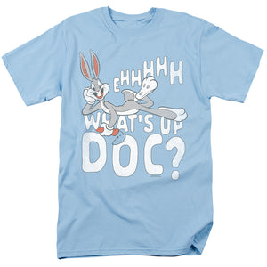 Looney Tunes Whats Up Mens T Shirt Light Blue