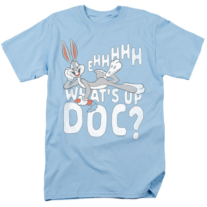 Looney Tunes Whats Up Mens T Shirt Light Blue