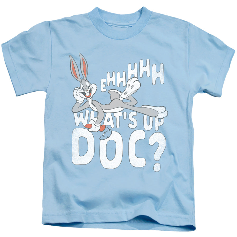 Looney Tunes Whats Up Juvenile Kids Youth T Shirt Light Blue