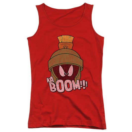 Looney Tunes Kaboom Womens Tank Top Shirt Red