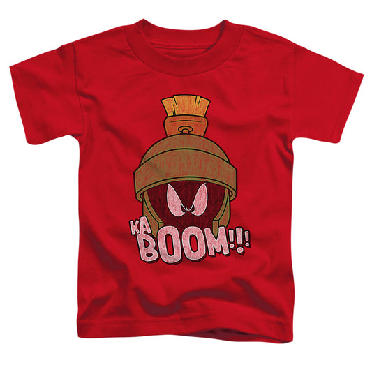 Looney Tunes Kaboom Toddler Kids Youth T Shirt Red