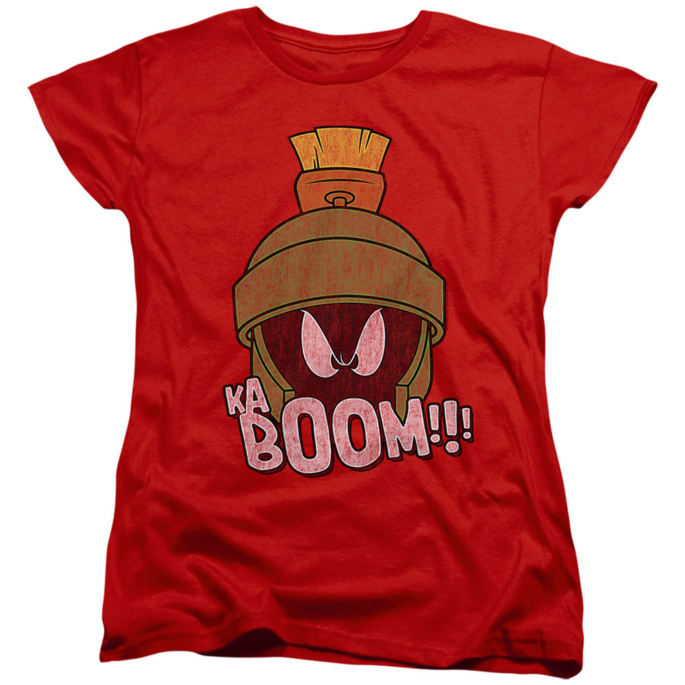 Looney Tunes Kaboom Womens T Shirt Red