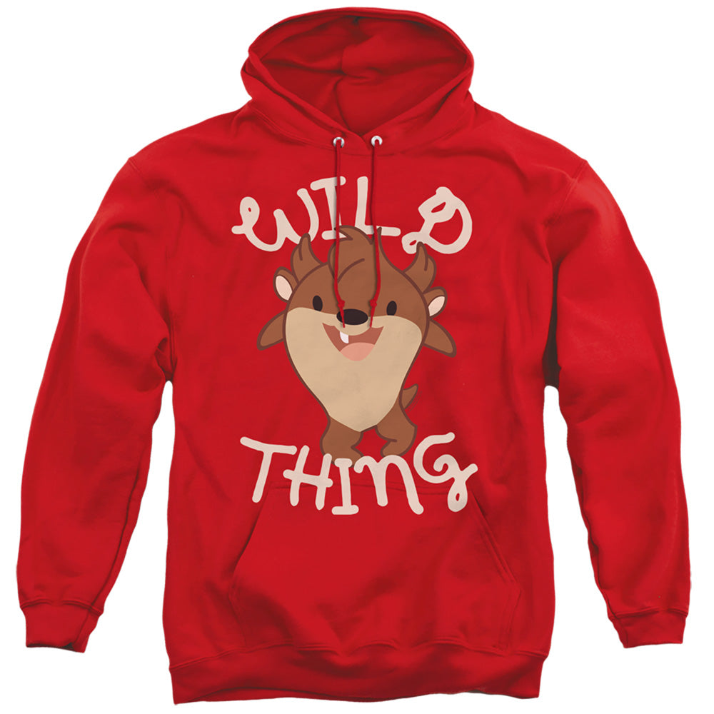 Looney Tunes Wild Thing Kid Mens Hoodie Red