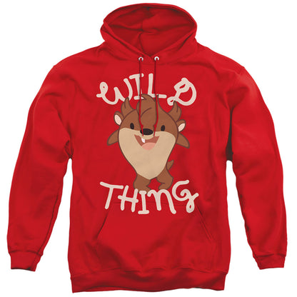 Looney Tunes Wild Thing Kid Mens Hoodie Red
