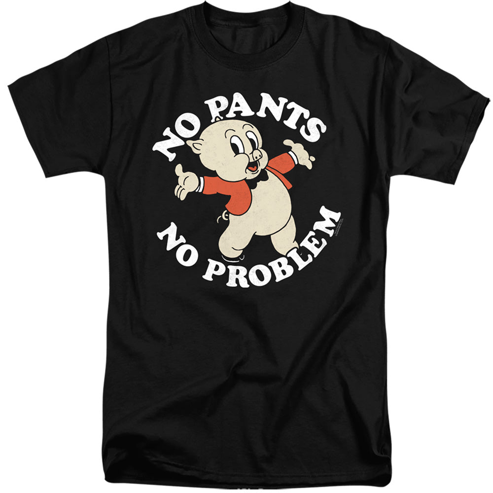 Looney Tunes No Pants Mens Tall T Shirt Black