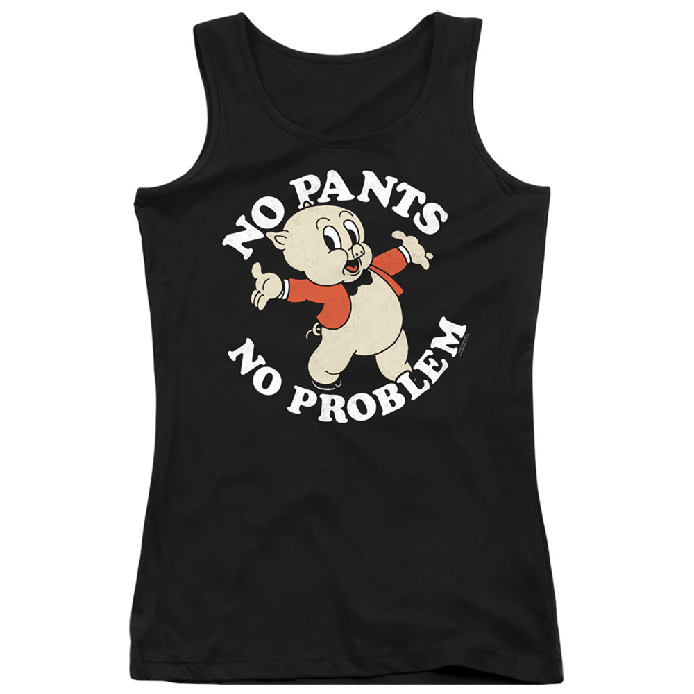 Looney Tunes No Pants Womens Tank Top Shirt Black