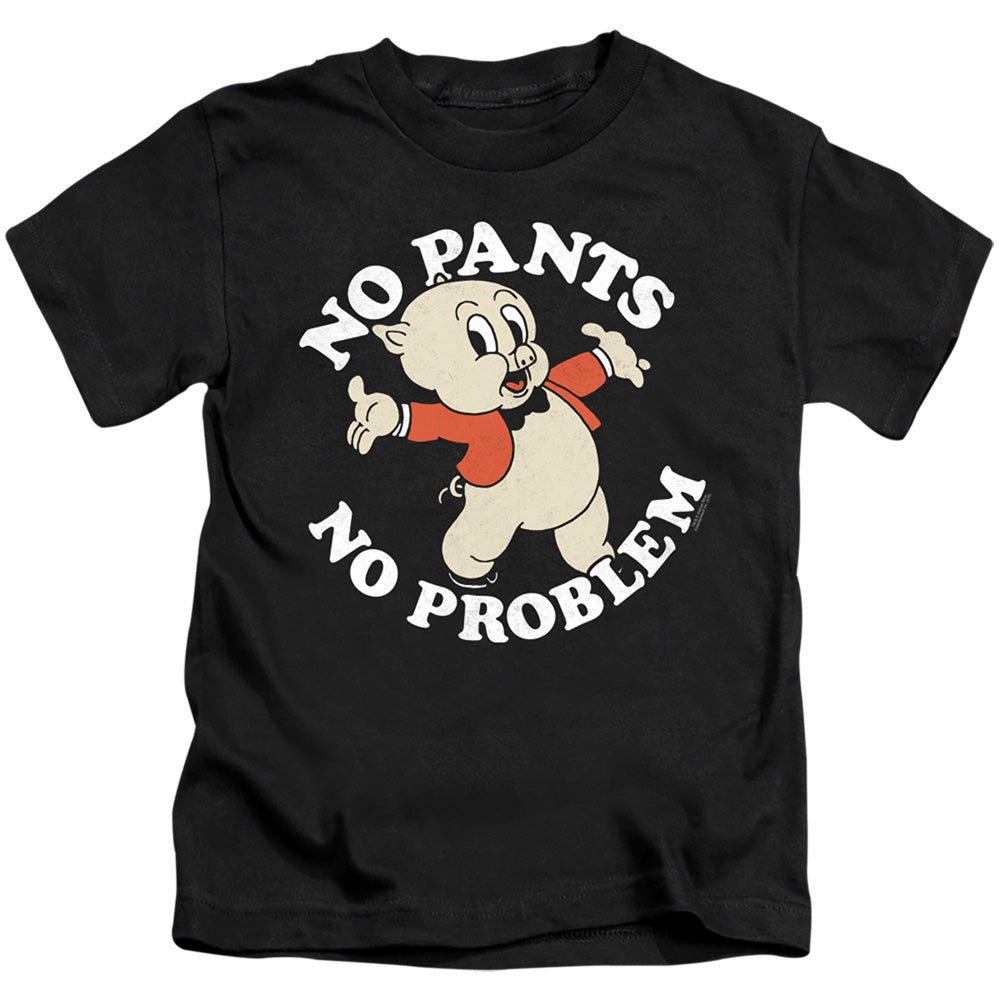 Looney Tunes No Pants Juvenile Kids Youth T Shirt Black