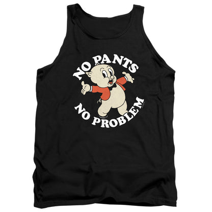 Looney Tunes No Pants Mens Tank Top Shirt Black