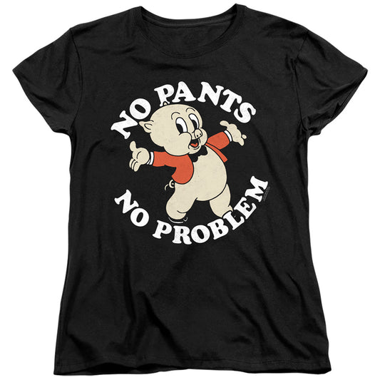 Looney Tunes No Pants Womens T Shirt Black
