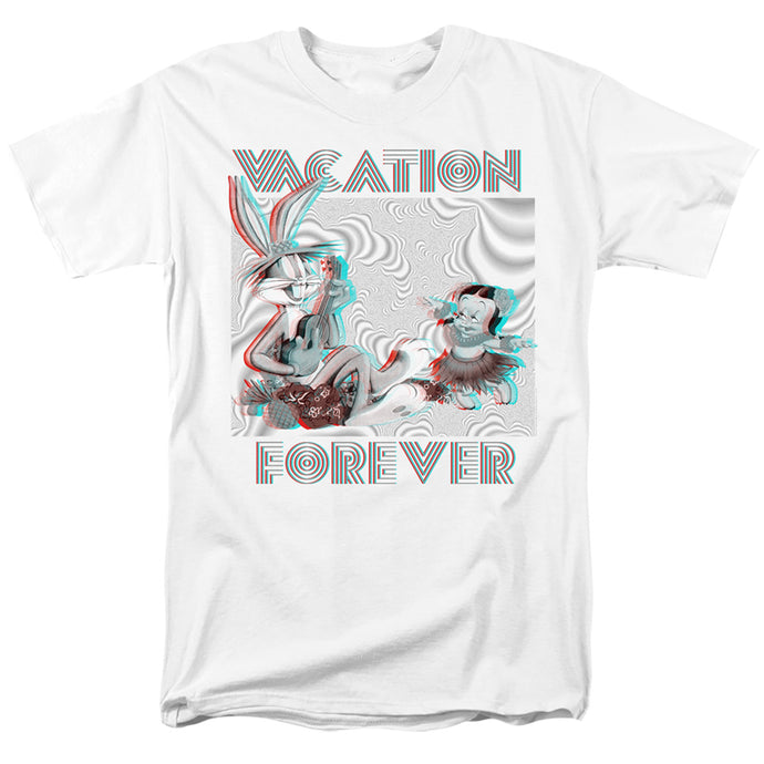 Looney Tunes Vacation Forever Mens T Shirt White