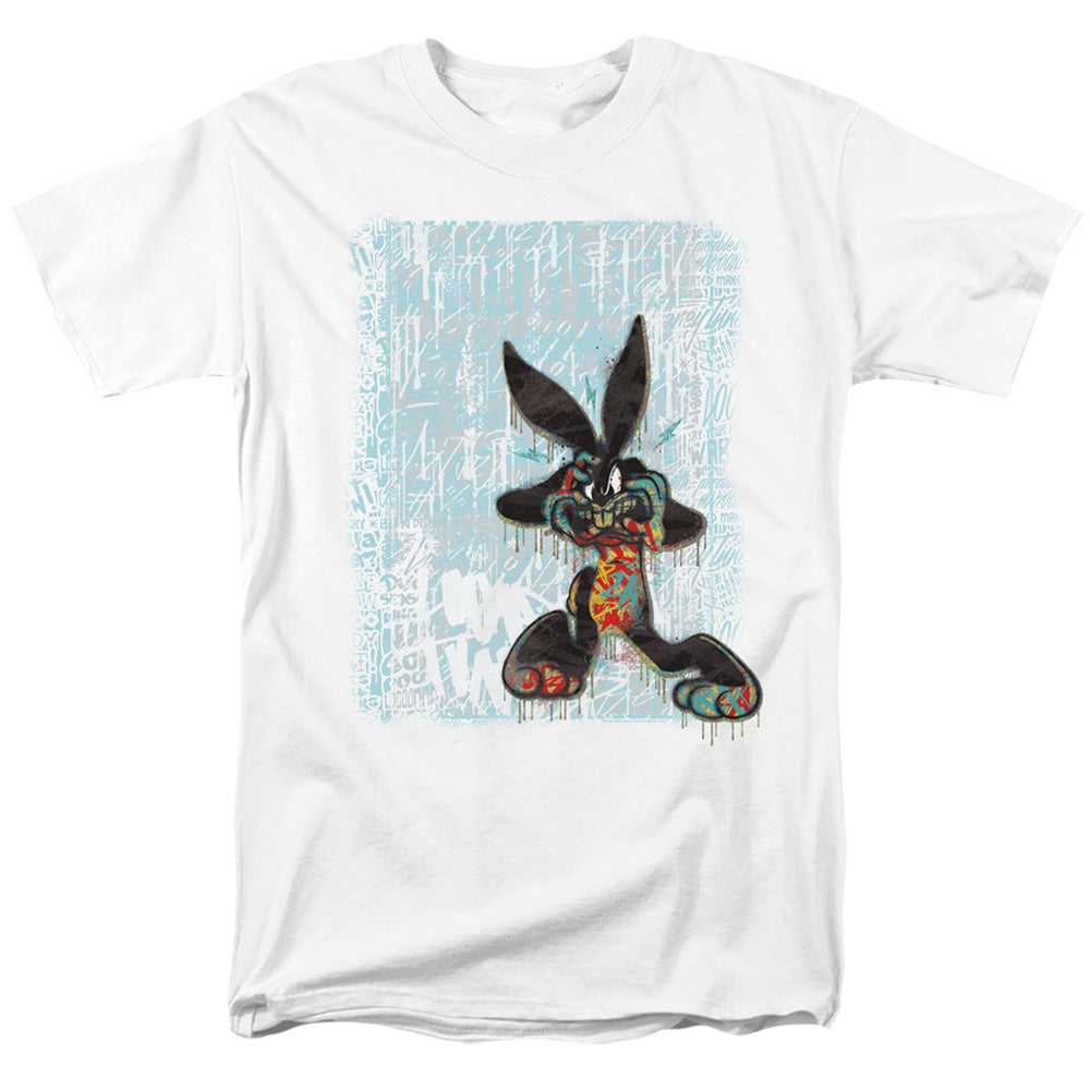 Looney Tunes Graffiti Rabbit Mens T Shirt White