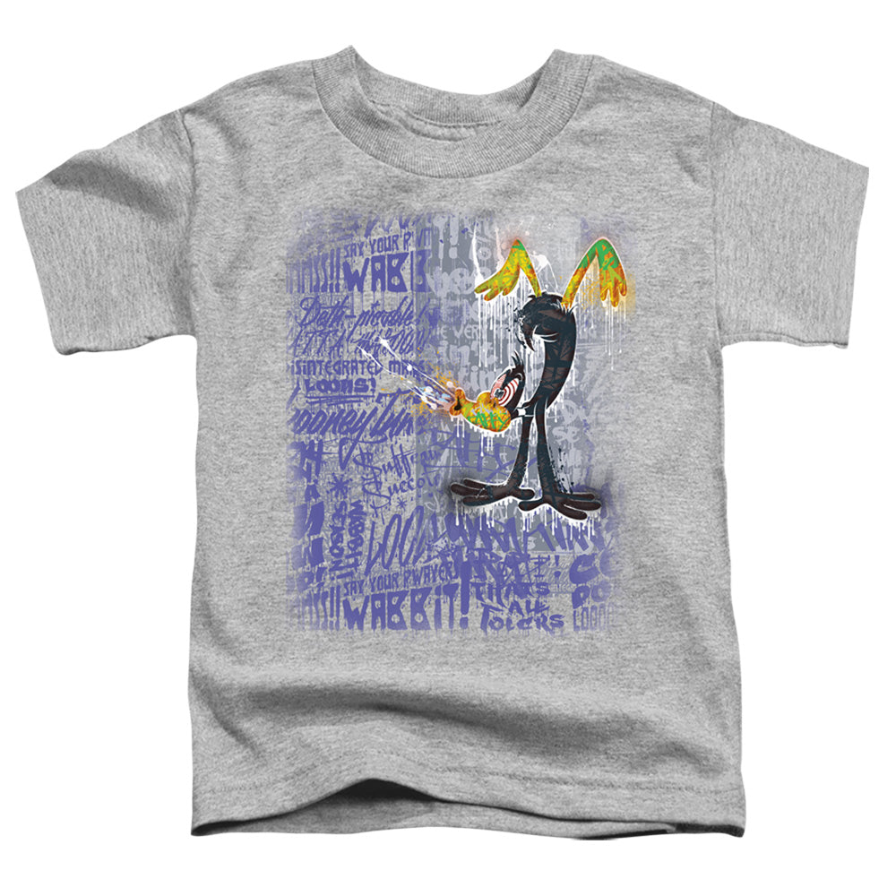 Looney Tunes Graffiti Duck Toddler Kids Youth T Shirt Athletic Heather