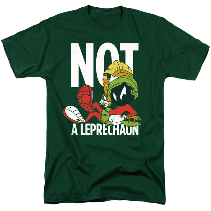 Looney Tunes Not a Leprechaun Mens T Shirt Hunter Green