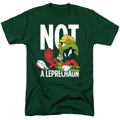 Looney Tunes Not A Leprechaun Mens T Shirt Hunter Green