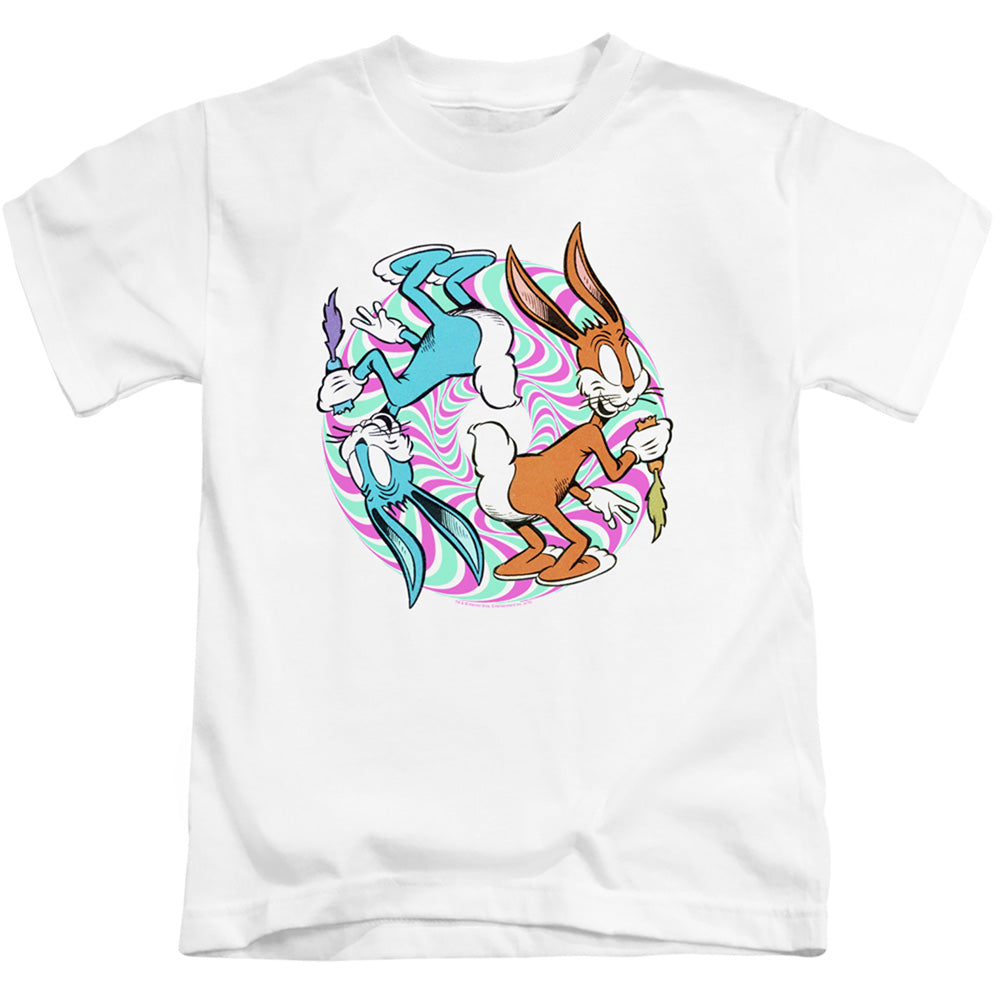 Looney Tunes Wacky Wabbit Juvenile Kids Youth T Shirt White