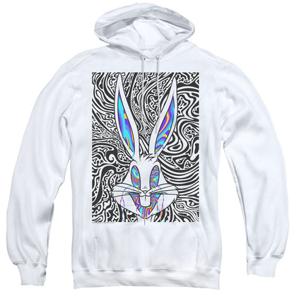 Looney Tunes Wild Bugs Mens Hoodie White