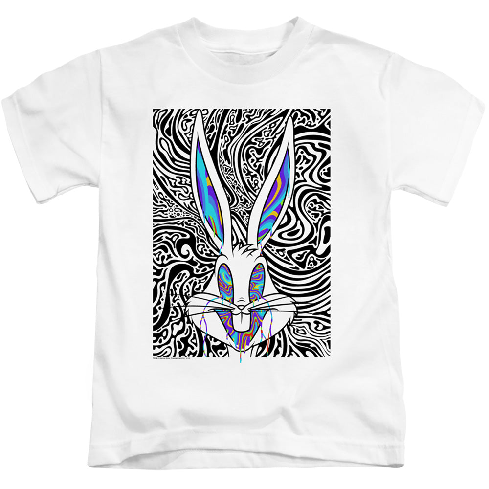 Looney Tunes Wild Bugs Juvenile Kids Youth T Shirt White