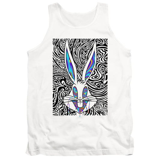 Looney Tunes Wild Bugs Mens Tank Top Shirt White