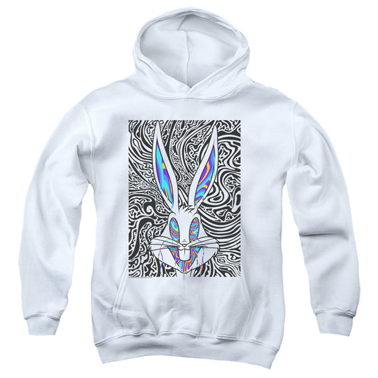 Looney Tunes Wild Bugs Kids Youth Hoodie White