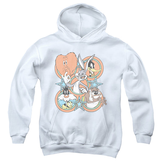 Looney Tunes Screen Stars Kids Youth Hoodie White