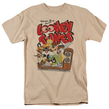 Load image into Gallery viewer, Looney Tunes Saturday Mornings Mens T Shirt Sand
