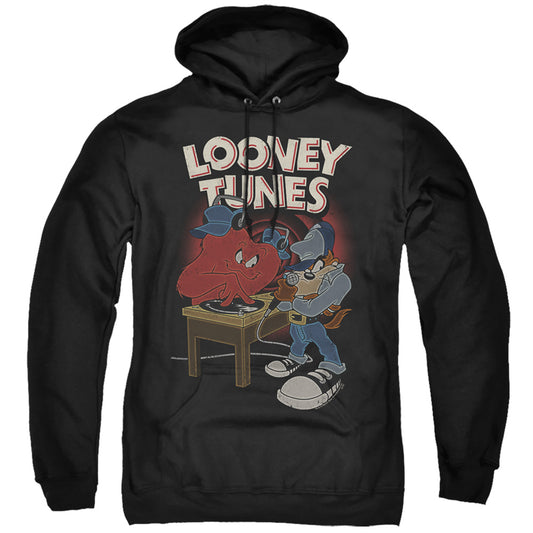 Looney Tunes Dj Looney Tunes Mens Hoodie Black