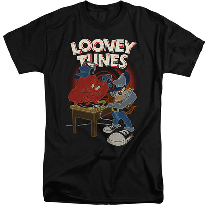Looney Tunes Dj Looney Tunes Mens Tall T Shirt Black