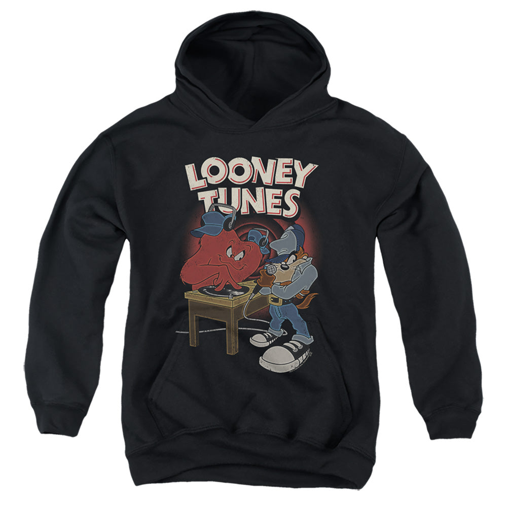 Looney Tunes Dj Looney Tunes Kids Youth Hoodie Black