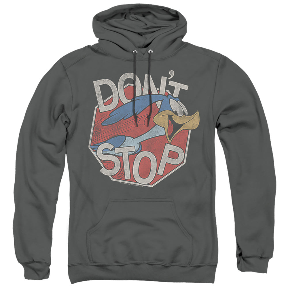 Looney Tunes Dont Stop Mens Hoodie Charcoal