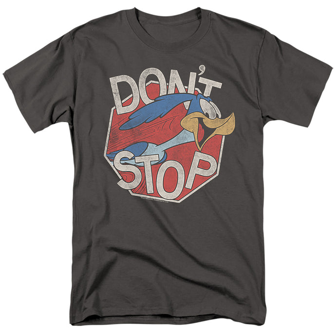Looney Tunes Dont Stop Mens T Shirt Charcoal