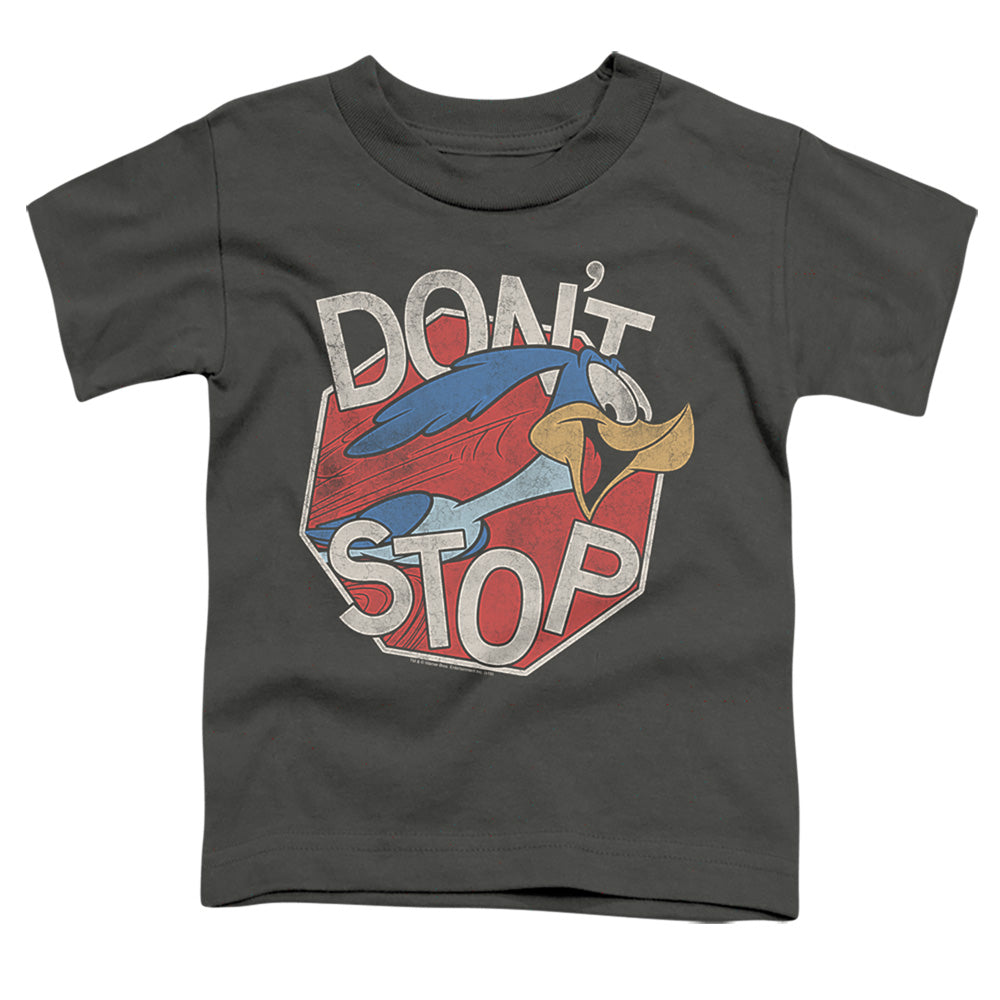 Looney Tunes Dont Stop Toddler Kids Youth T Shirt Charcoal