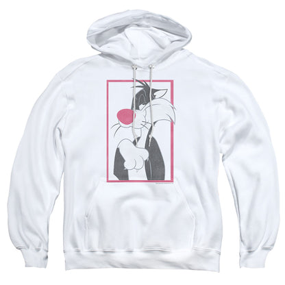 Looney Tunes Sylvester Mens Hoodie White Officially Licensed