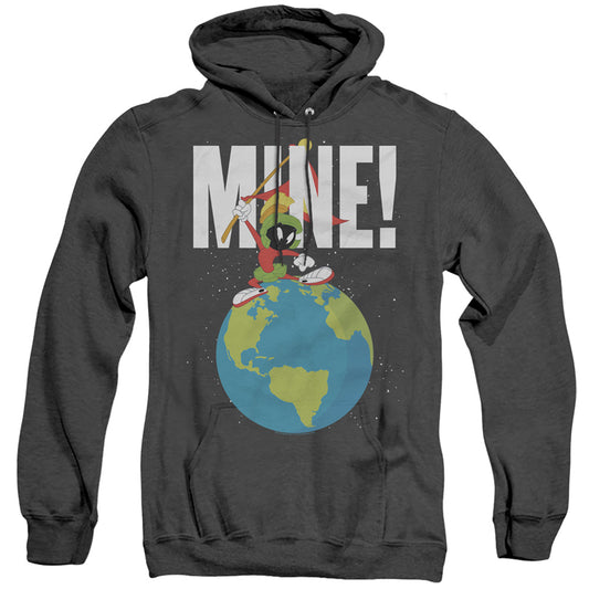 Looney Tunes Mine Mens Heather Hoodie Black Officially Licensed
