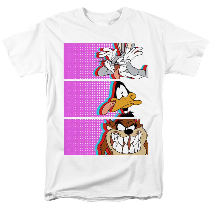 Looney Tunes Tiles Mens T Shirt White