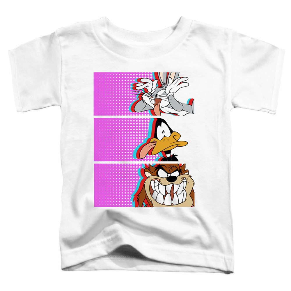 Looney Tunes Tiles Toddler Kids Youth T Shirt White
