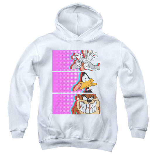 Looney Tunes Tiles Kids Youth Hoodie White