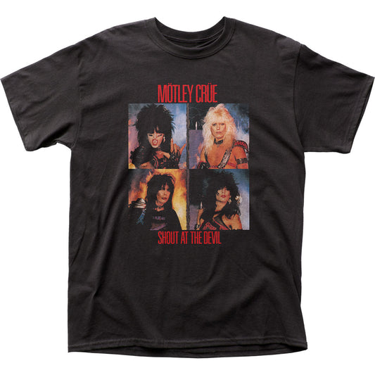 Motley Crue Panels Mens T Shirt Black