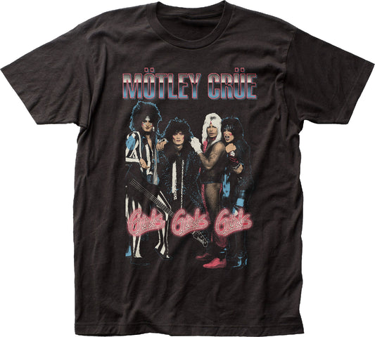 Motley Crue 90’s Style Girls Girls Girls Mens T Shirt Black