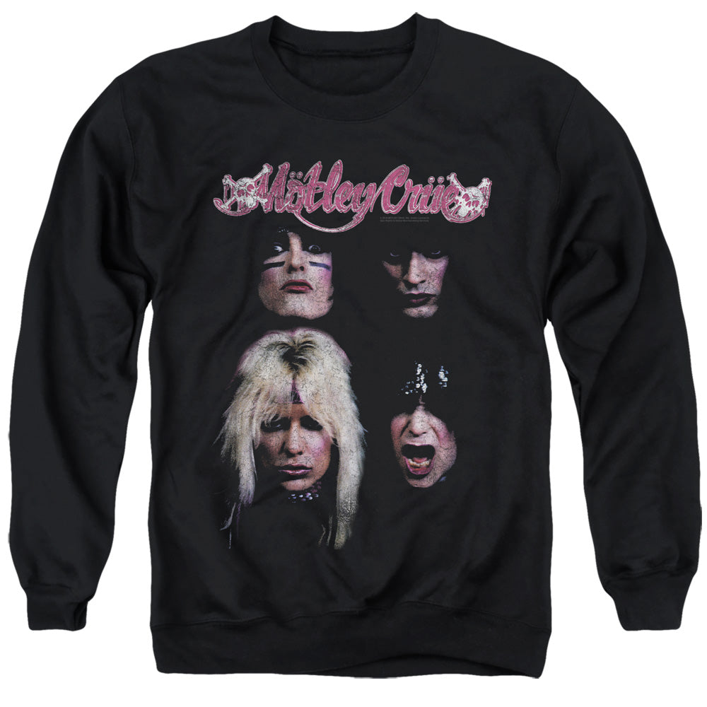 Motley Crue The Crue Mens Crewneck Sweatshirt Black