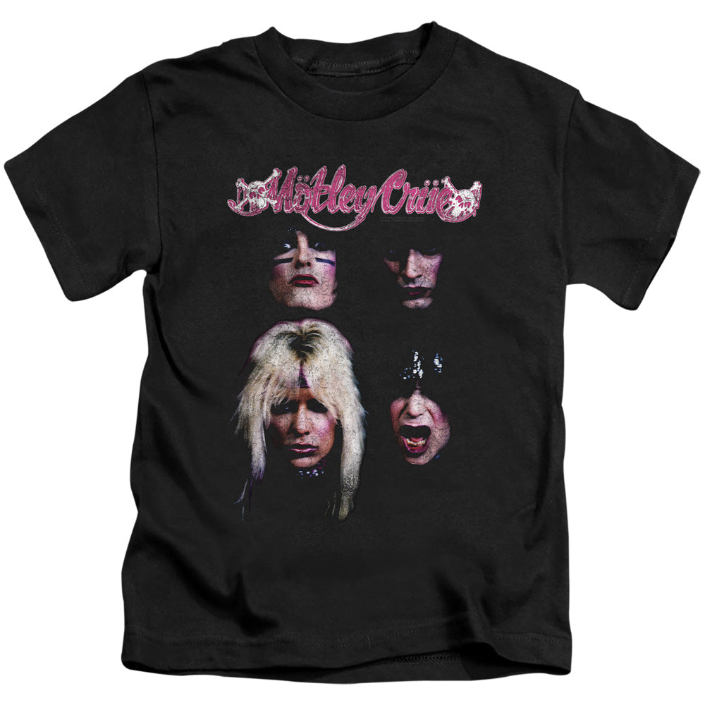 Motley Crue The Crue Juvenile Kids Youth T Shirt Black