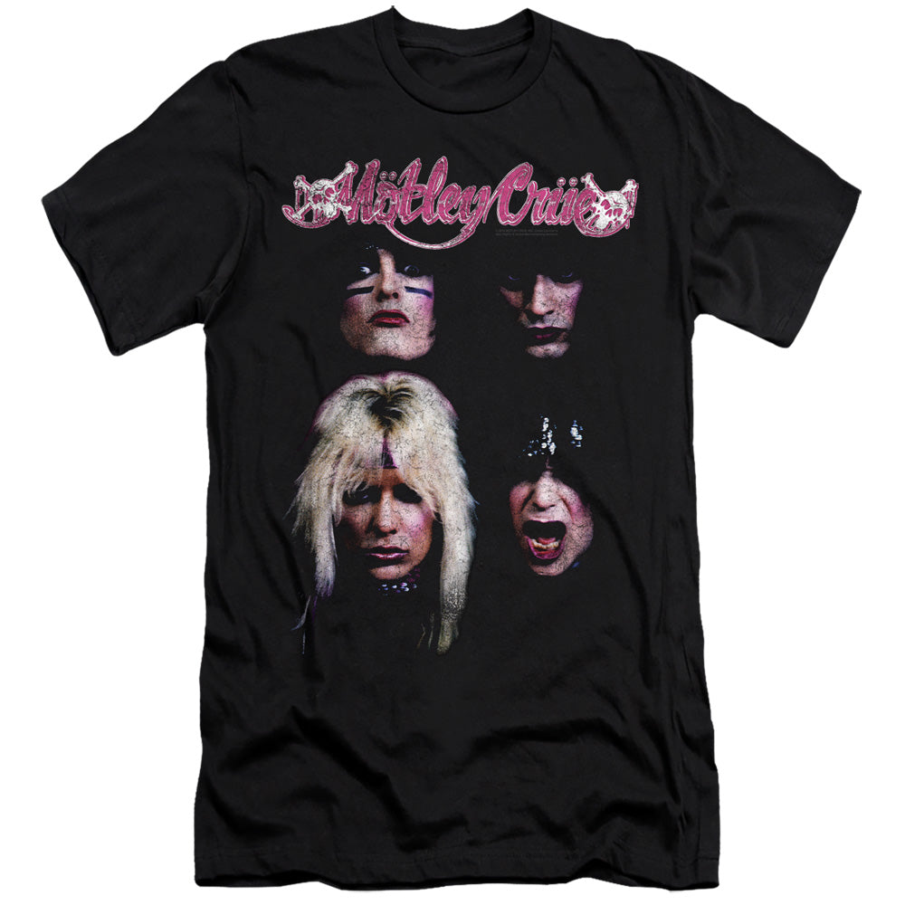 Motley Crue The Crue Slim Fit Mens T Shirt Black