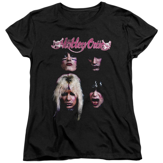 Motley Crue The Crue Womens T Shirt Black