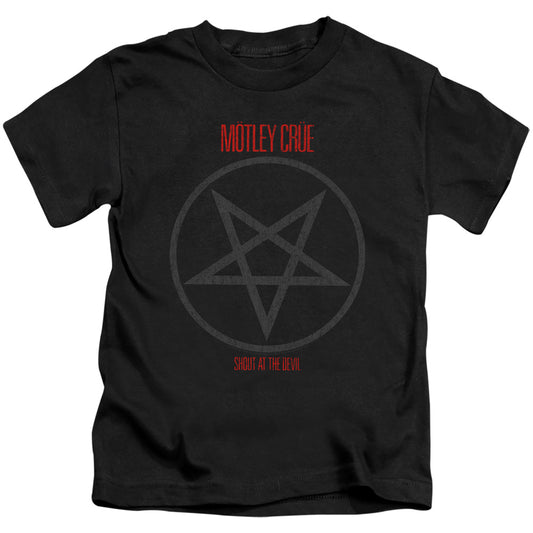 Motley Crue Shout At The Devil Juvenile Kids Youth T Shirt Black